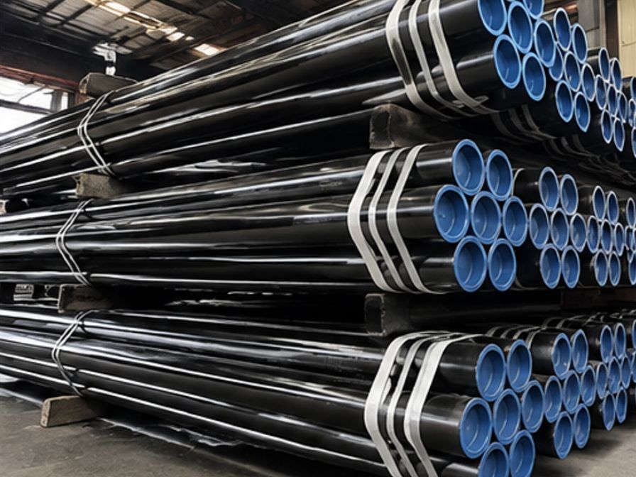 Bundled A106B schedule 80 seamless steel pipe with capped ends
